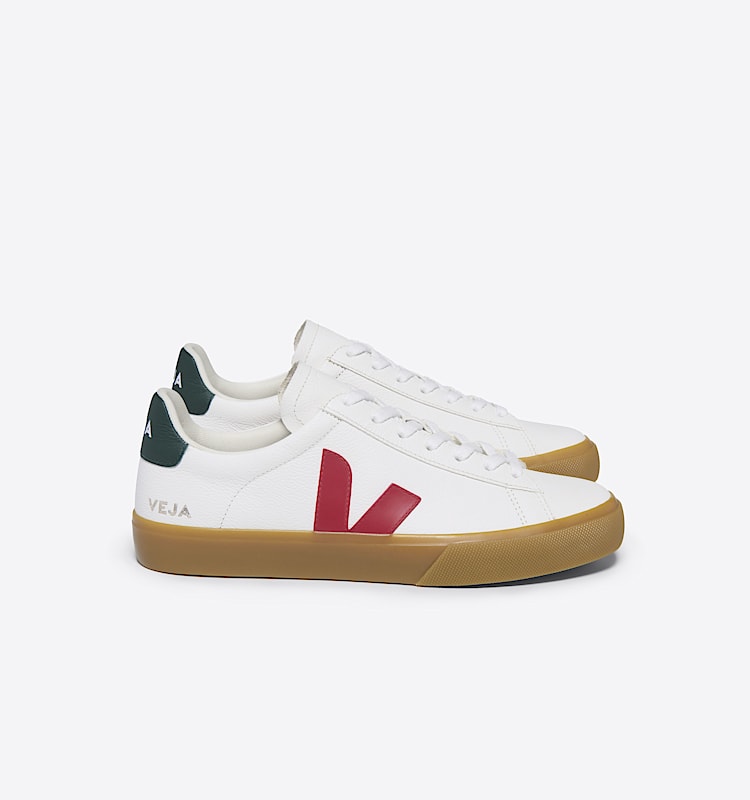 veja baskets campo cuir blanc CP0503497 Lateral view