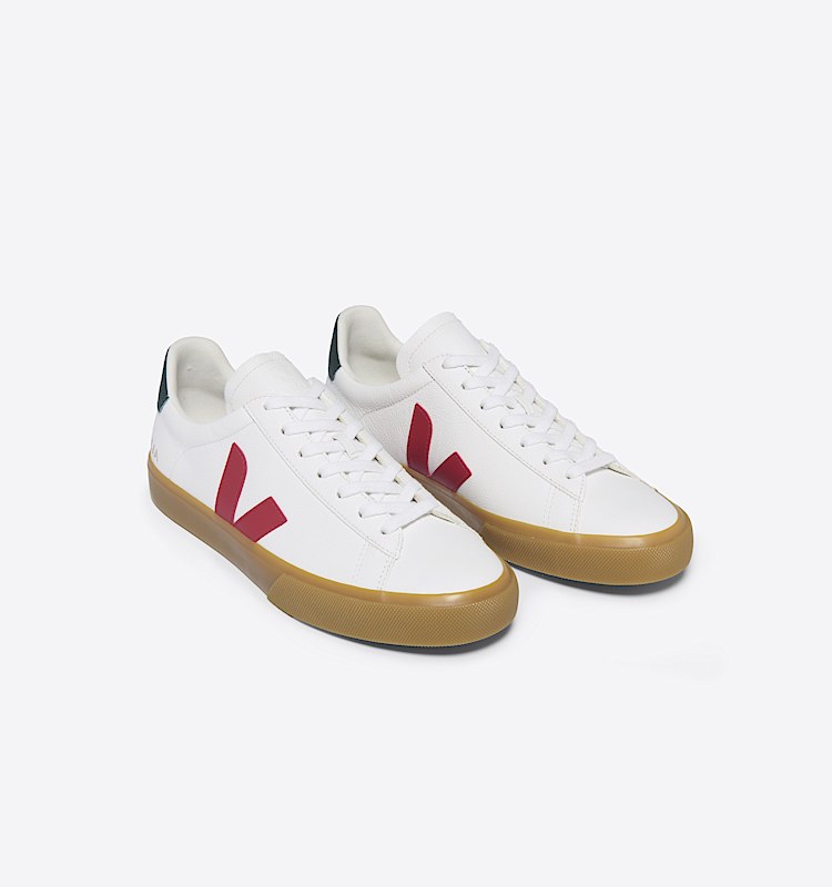 veja baskets campo cuir blanc CP0503497 Top view