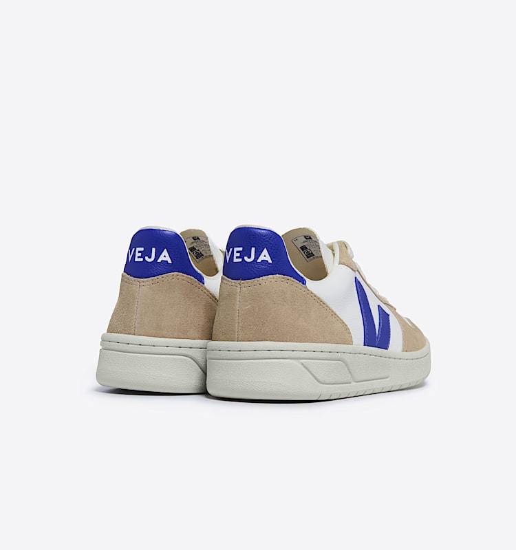 veja sneakers v-10 皮革 白色 VX0503477 Back view