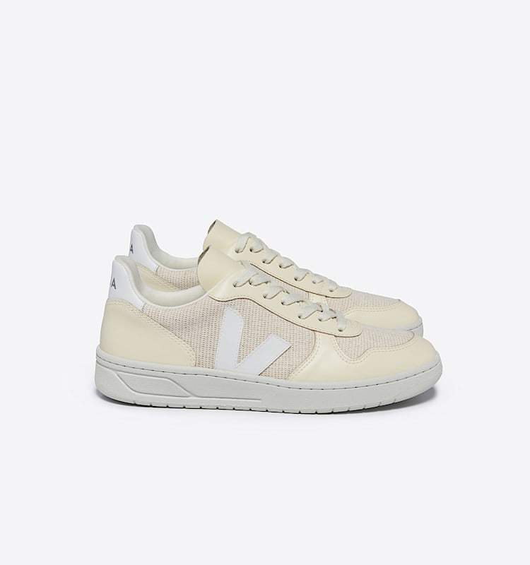 veja sneakers v-10 黄麻 彩色 VX1603469 Lateral view