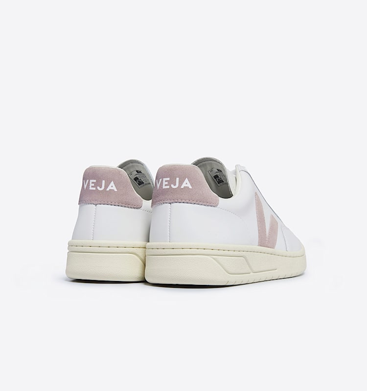 veja baskets v-12 cuir blanc XD0203485 Back view