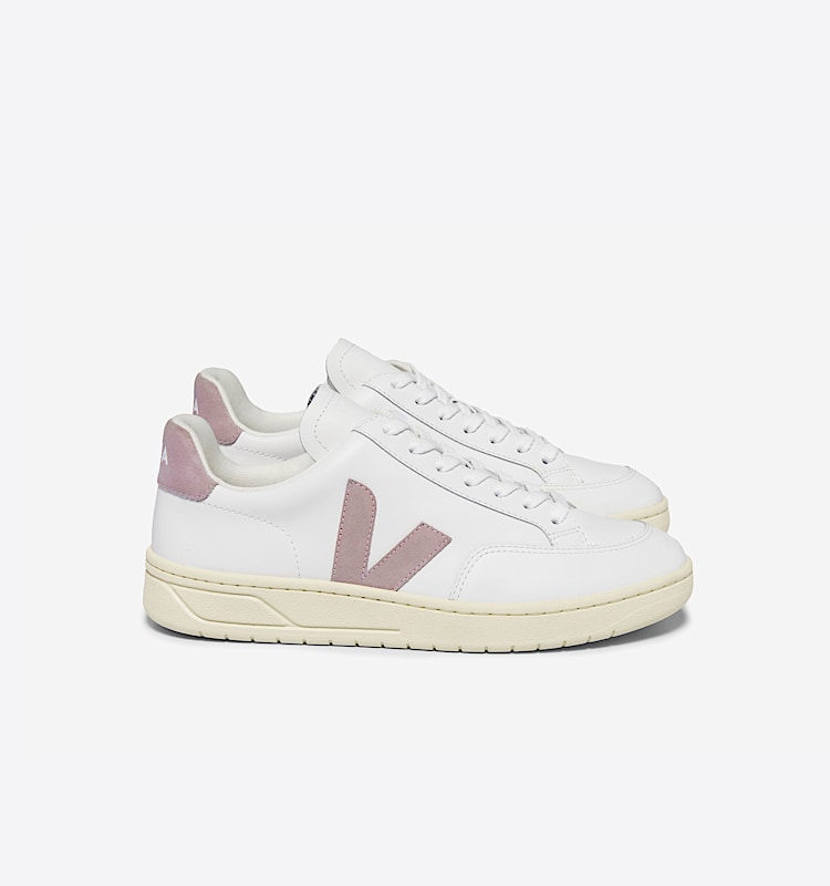 veja baskets v-12 cuir blanc XD0203485 Lateral view