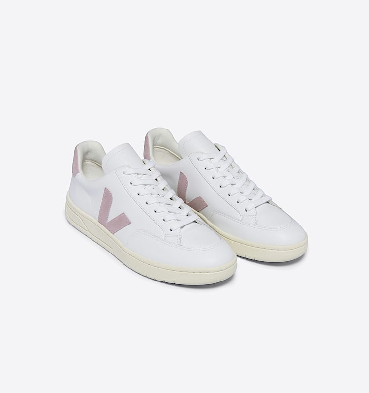 veja baskets v-12 cuir blanc XD0203485 Top view