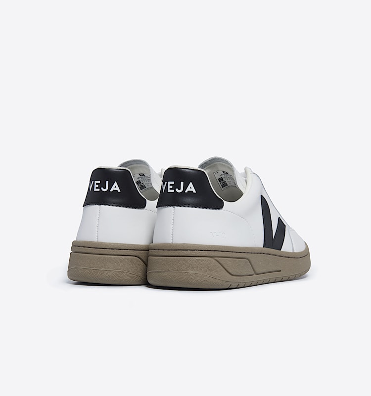 veja sneakers v-12 皮革 白色 XD0203640 Back view