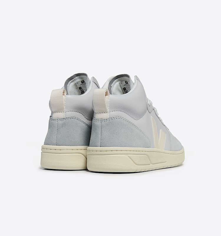 veja sneaker v-15 leder grau VQ2003590 Back view