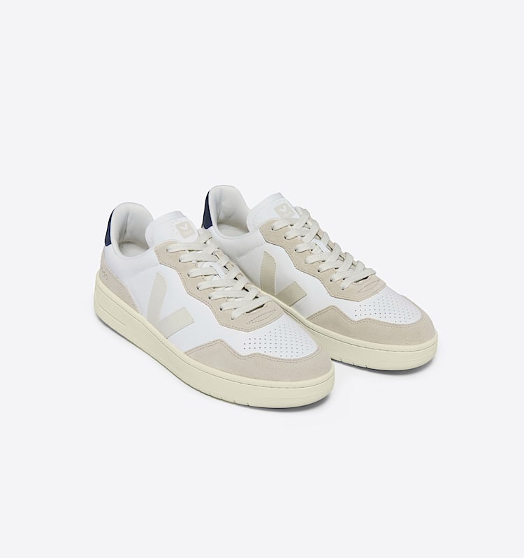 veja sneakers v-90 有机皮革 白色 VD2003461 Top view