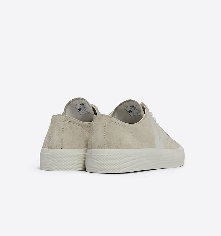 veja baskets wata-ii-low-cm suède beige PC0303353 Back view