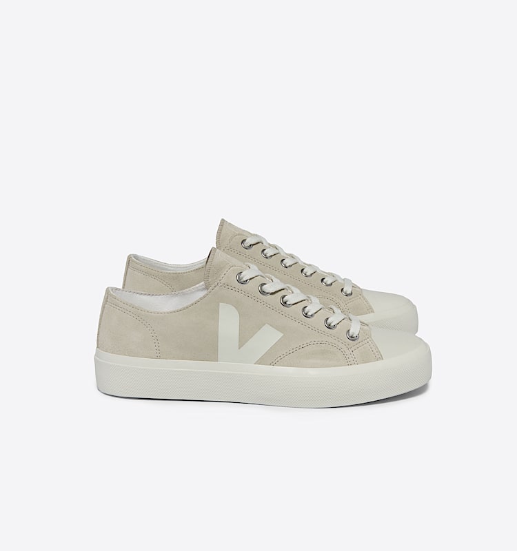 veja baskets wata-ii-low-cm suède beige PC0303353 Lateral view