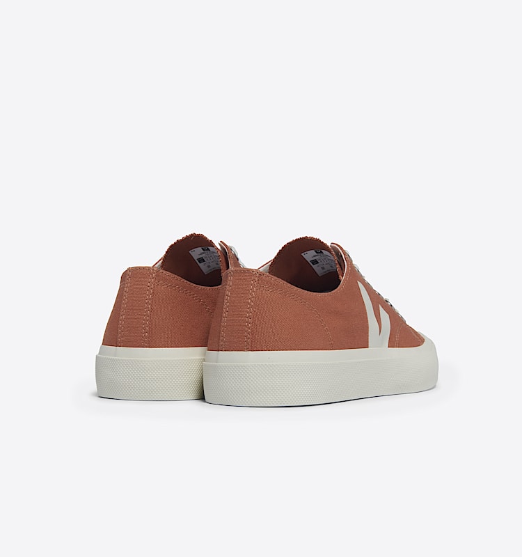 veja sneakers wata-ii-low cotone-biologico arancione PL0103513 Back view