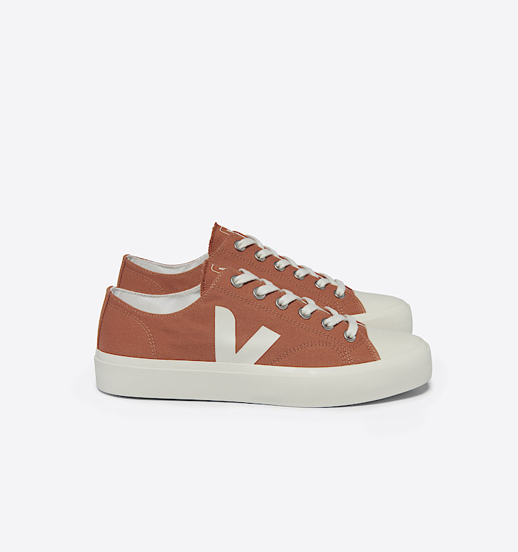 veja sneakers wata-ii-low 有机棉 橘黄色 PL0103513 Lateral view
