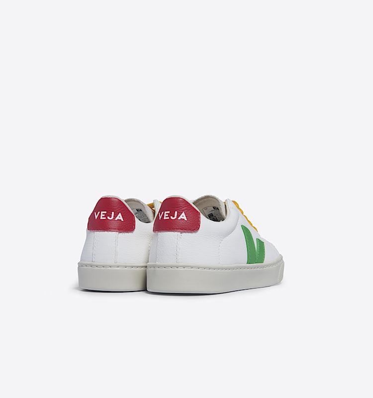 veja sapatilhas small-esplar-laces couro branco RS0503633 Back view