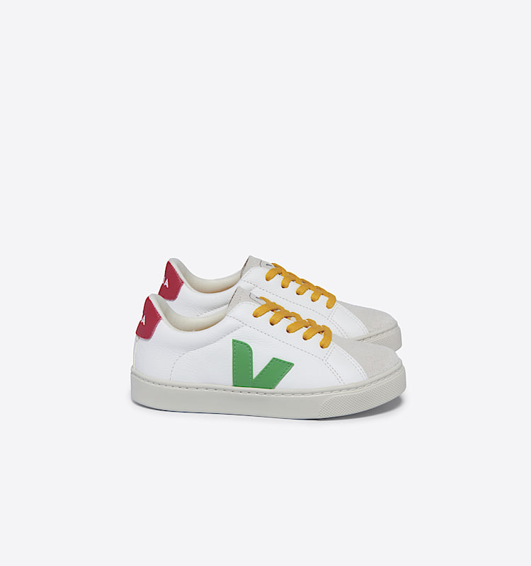 veja baskets small-esplar-laces cuir blanc RS0503633 Lateral view