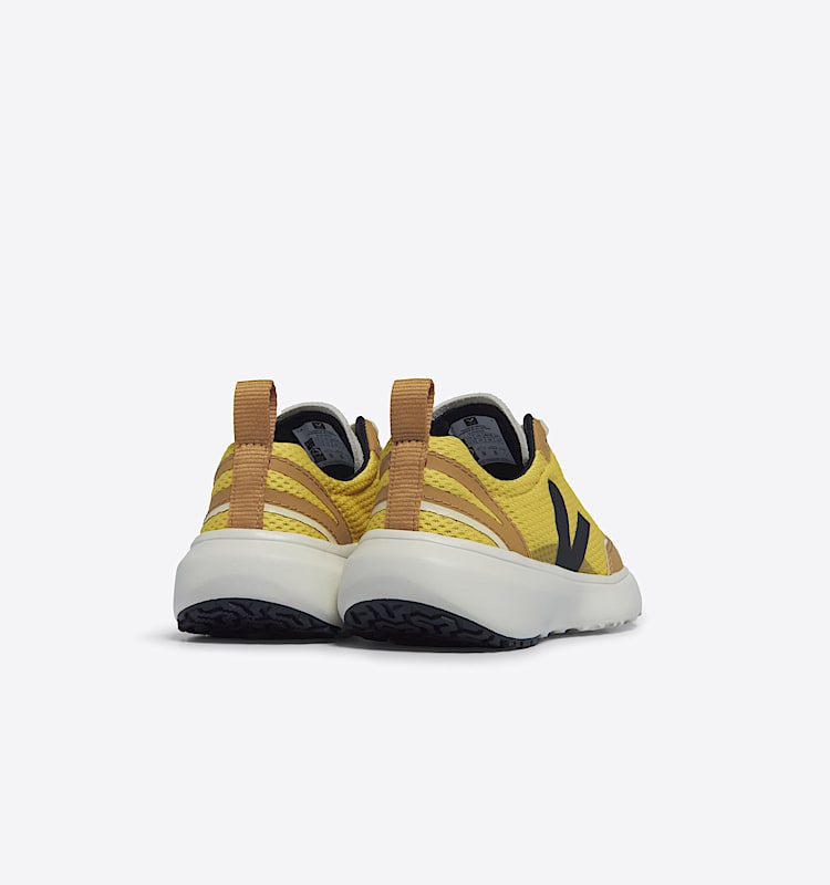 veja baskets small-canary-light recyclé jaune YL1803628 Back view