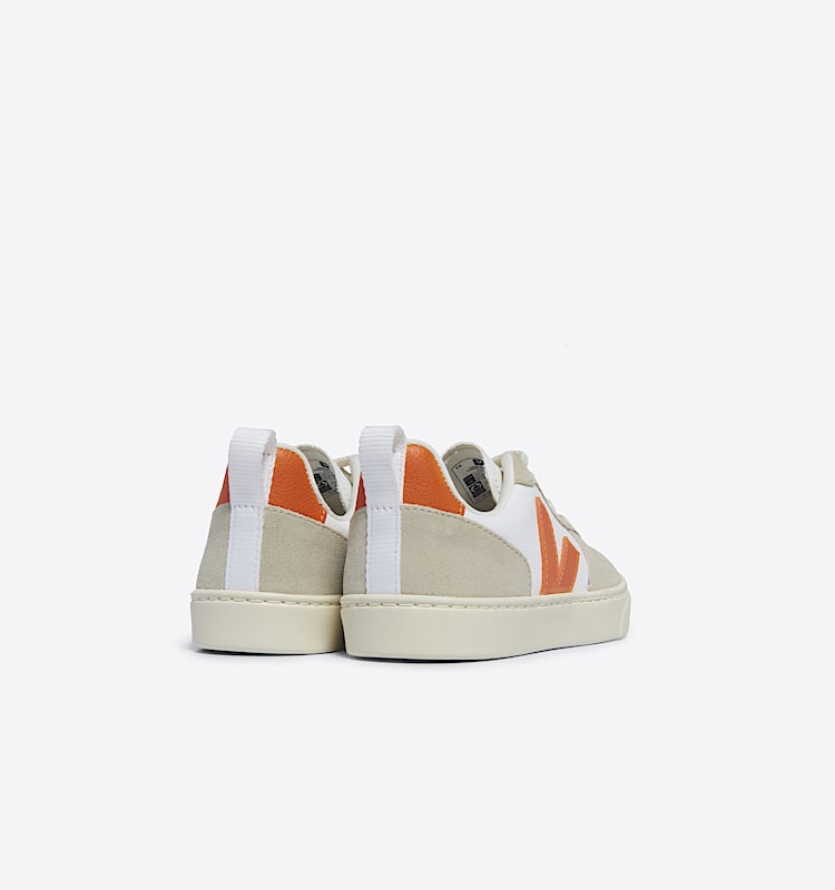 veja small-v-10-laces couro branco CX0503615