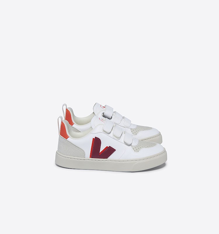 veja baskets small-v-10-w vegan blanc CY0703612 Lateral view