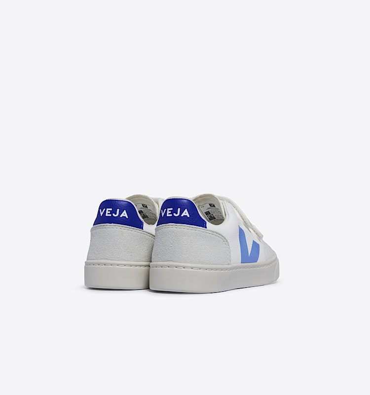 veja baskets small-v-12 cuir blanc XV0503607 Back view