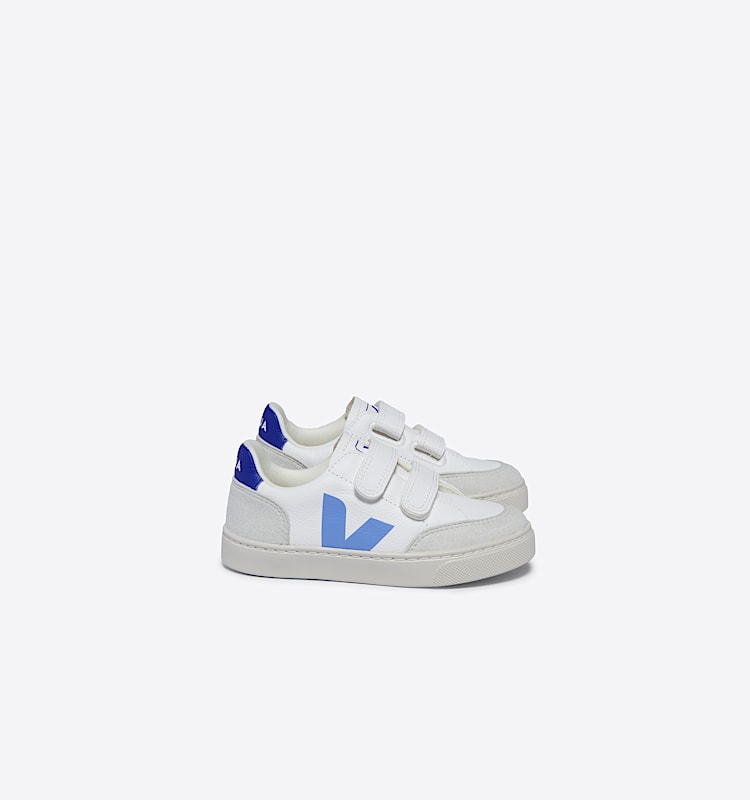 veja baskets small-v-12 cuir blanc XV0503607 Lateral view