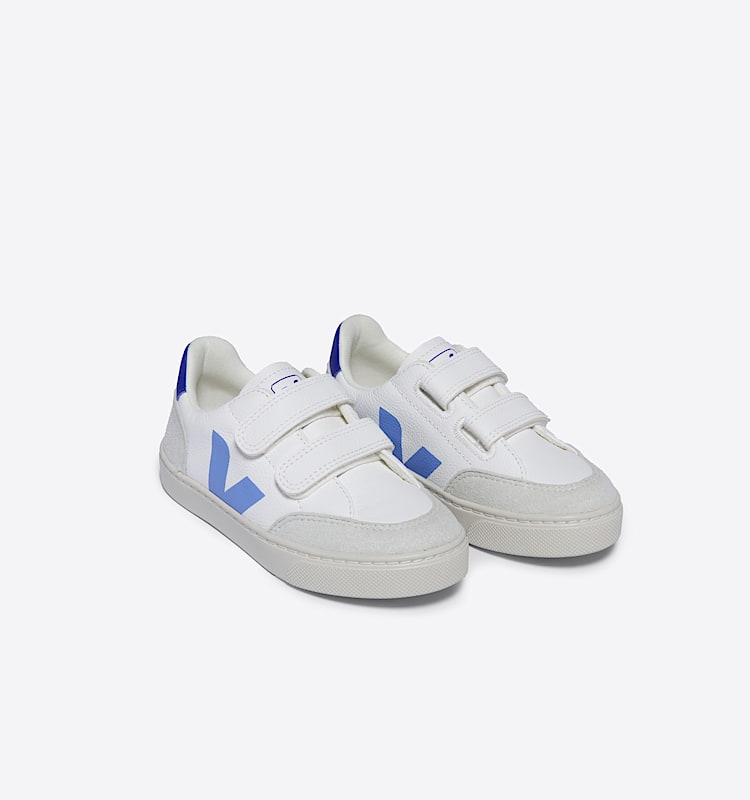 veja sneaker small-v-12 leder weiss XV0503607 Top view