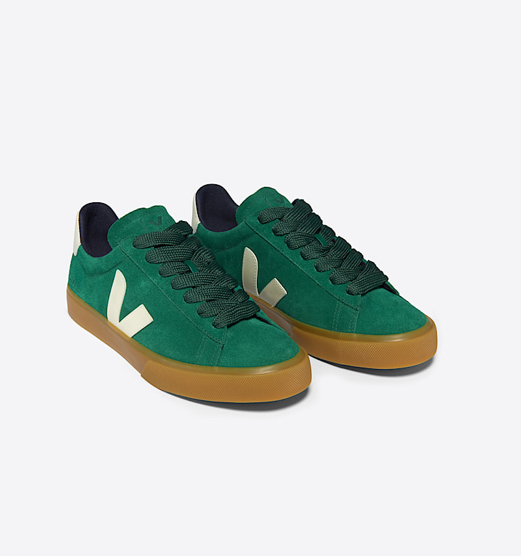 veja sneakers campo 麂皮 绿色 CP0303695 Top view