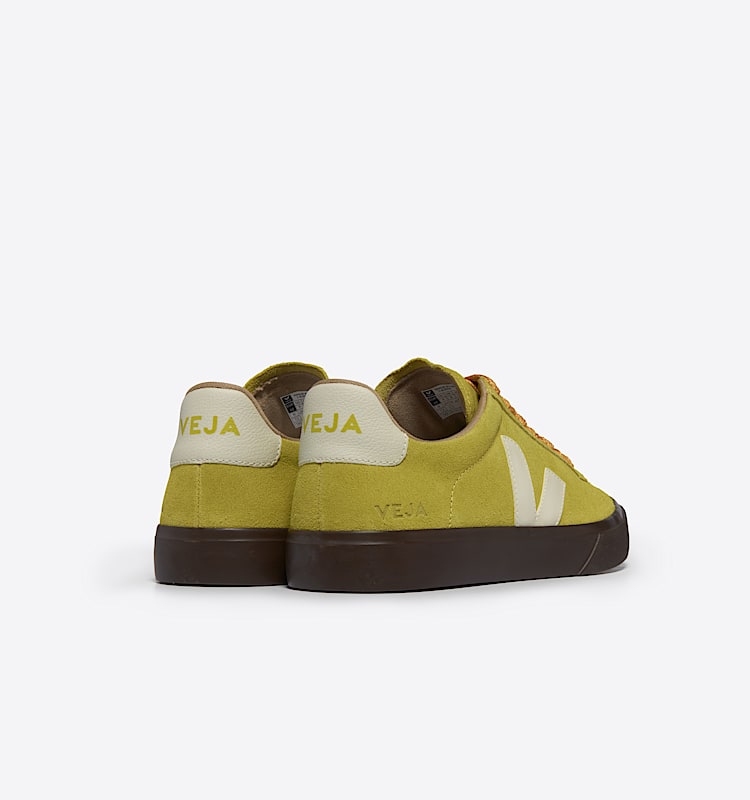 veja sneakers campo 麂皮 黄色 CP0303694 Back view