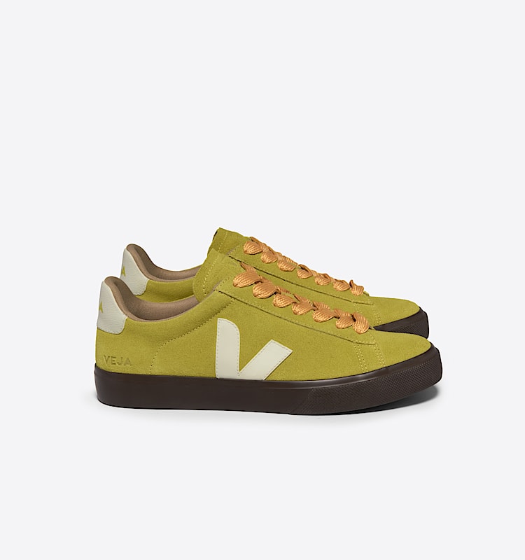 veja sneakers campo 麂皮 黄色 CP0303694 Lateral view
