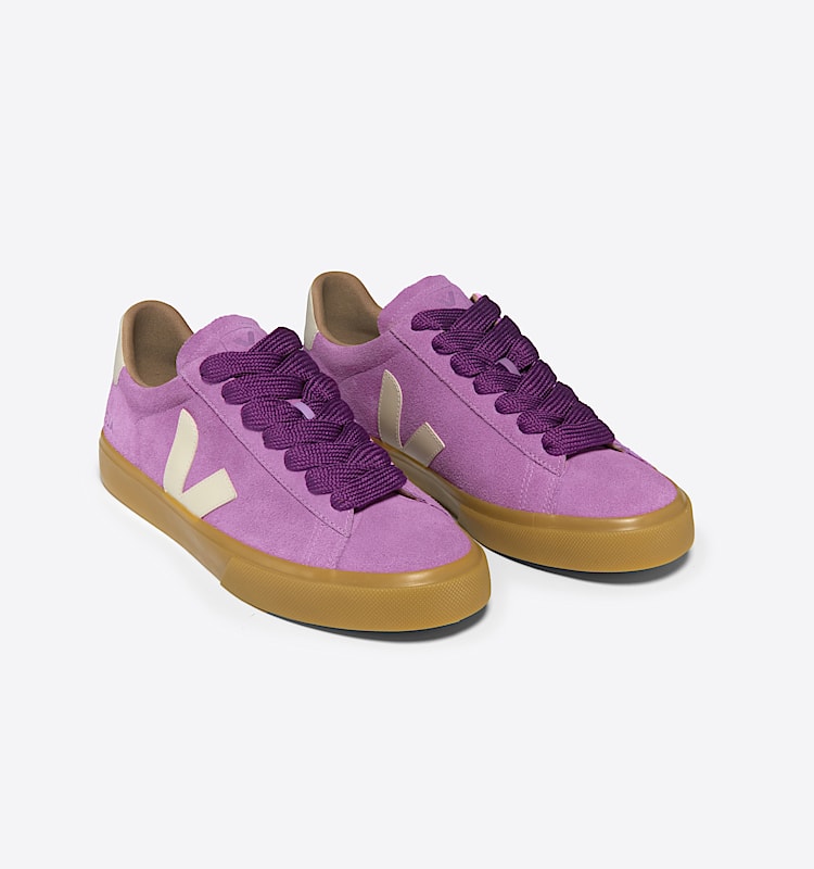 veja sneaker campo wildleder lila CP0303691 Top view