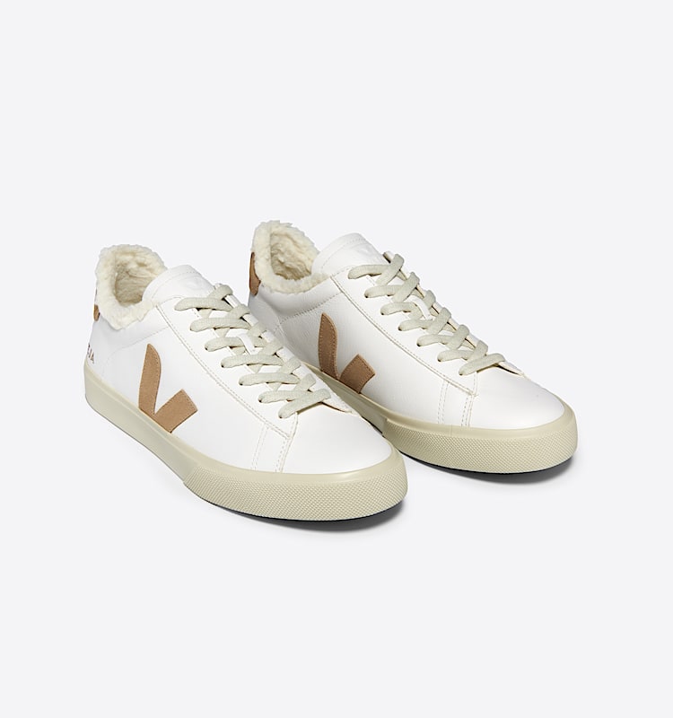 veja sneakers campo-winter 毛皮 白色 CW0503830 Top view