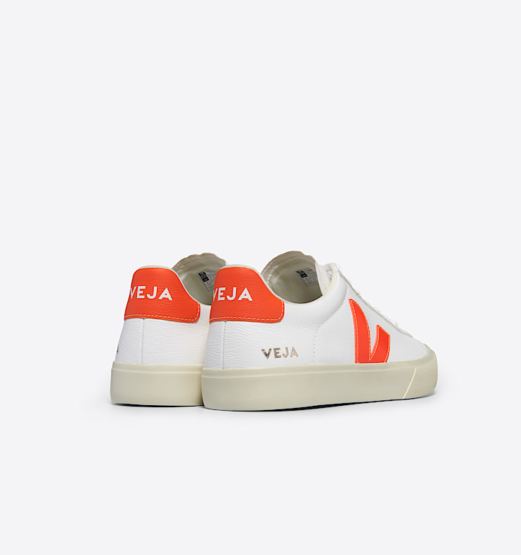 veja sneakers campo 皮革 白色 CP0503689 Back view