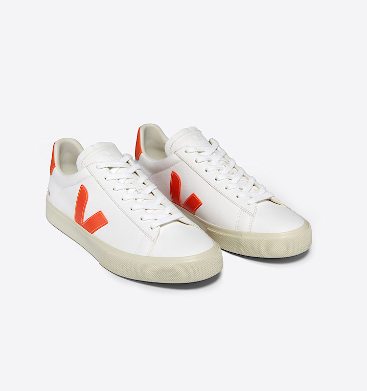 veja baskets campo cuir blanc CP0503689 Top view