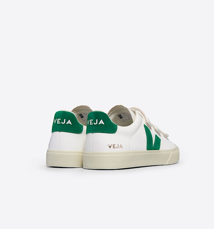veja sneakers recife-logo 皮革 白色 RC0503697 Back view