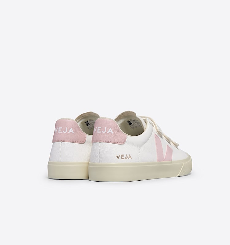 veja baskets recife-logo cuir blanc RC0503696 Back view