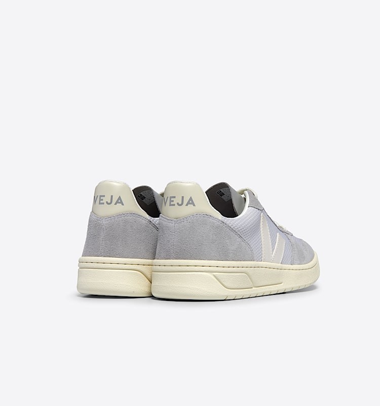 veja baskets v-10 recyclé gris VX1803674 Back view