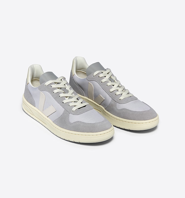 veja baskets v-10 recyclé gris VX1803674 Top view