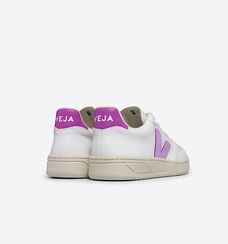 veja sapatilhas v-10-w-ii vegan branco VW0703676 Back view