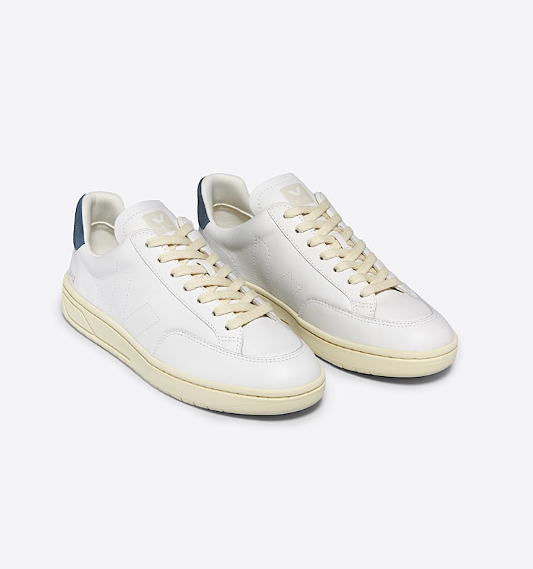 veja sneakers v-12-stitch 皮革 白色 XS2003680 Top view