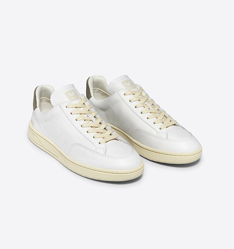 veja baskets v-12-stitch cuir blanc XS2003679 Top view