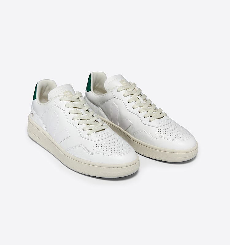 veja sneakers v-90 有机皮革 白色 VD2003706 Top view