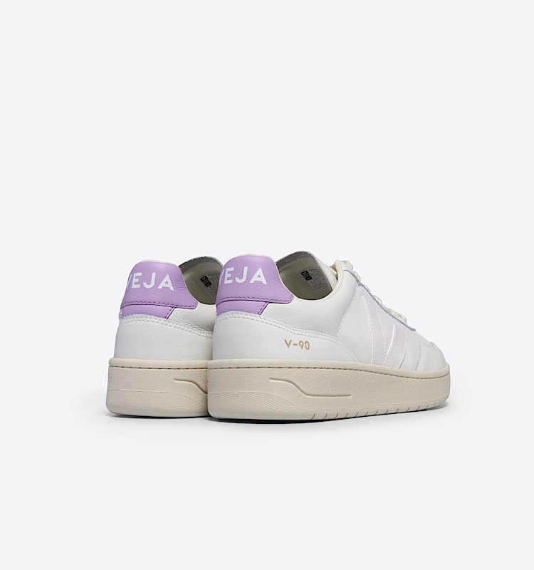 veja sneakers v-90 有机皮革 白色 VD2003708 Back view