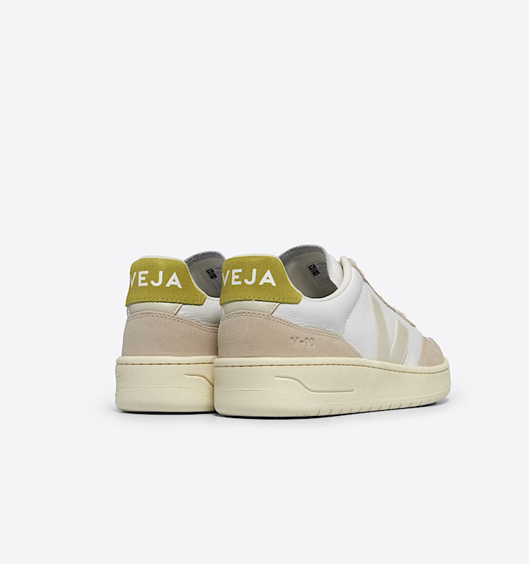 veja sneakers v-90 有机皮革 米色 VD2003704 Back view