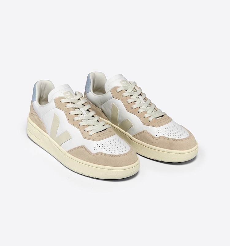 veja baskets v-90 cuir blanc VD2003705 Top view