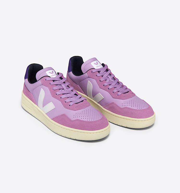 veja zapatillas v-90 cuero morado VD2003661 Top view