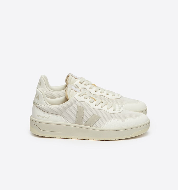 veja sneakers veja-x-asphaltgold recycled beige VG1803855 Lateral view