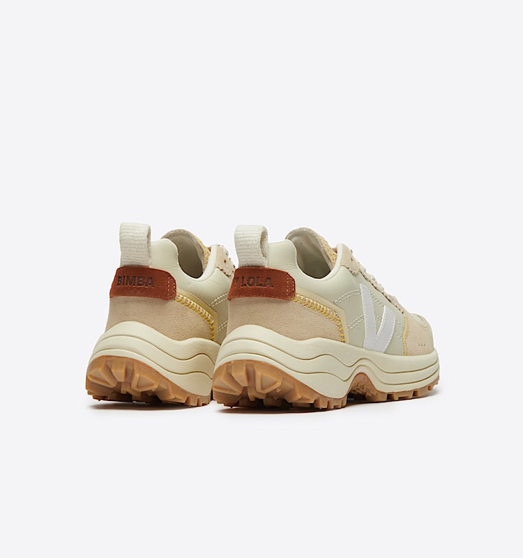 veja zapatillas veja-x-bimba-y-lola cuero-orgánico beige VY2003840 Back view