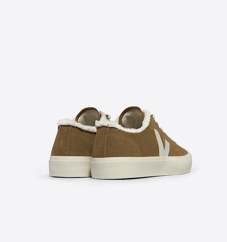 veja baskets wata-ii-low-winter fourré marron PW0303729 Back view