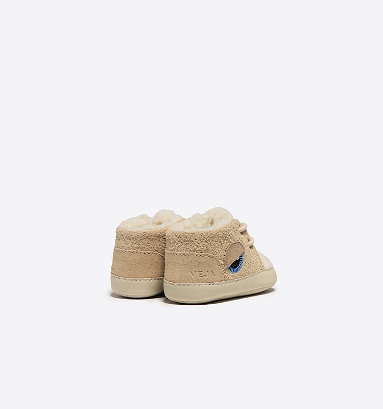 veja baskets veja-x-bigstuffed-(baby) fourré beige BG2903842 Back view