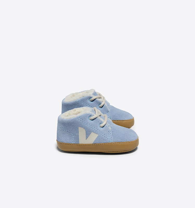 veja zapatillas baby-winter-light forro azul WL0303835 Lateral view
