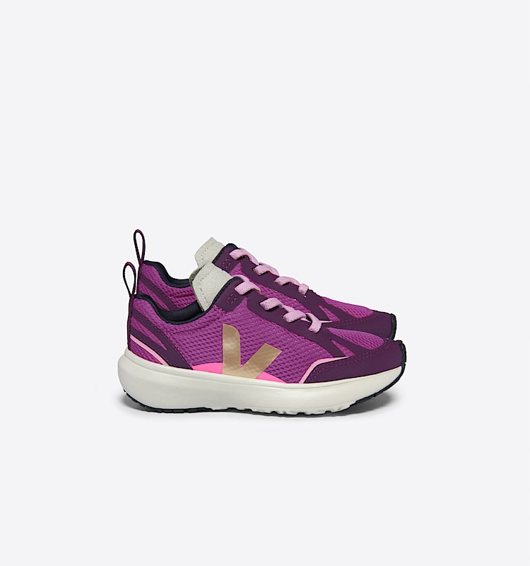 veja zapatillas small-canary-light reciclado morado YL1803819 Lateral view