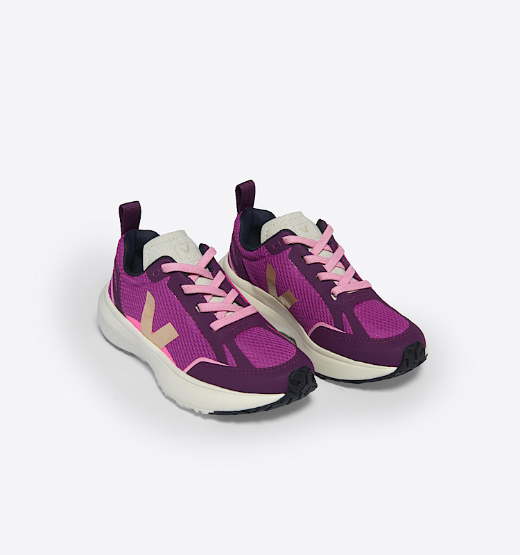 veja zapatillas small-canary-light reciclado morado YL1803819 Top view