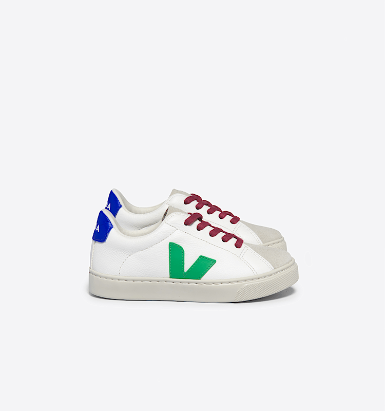 veja baskets small-esplar-laces cuir blanc RS0503789 Lateral view