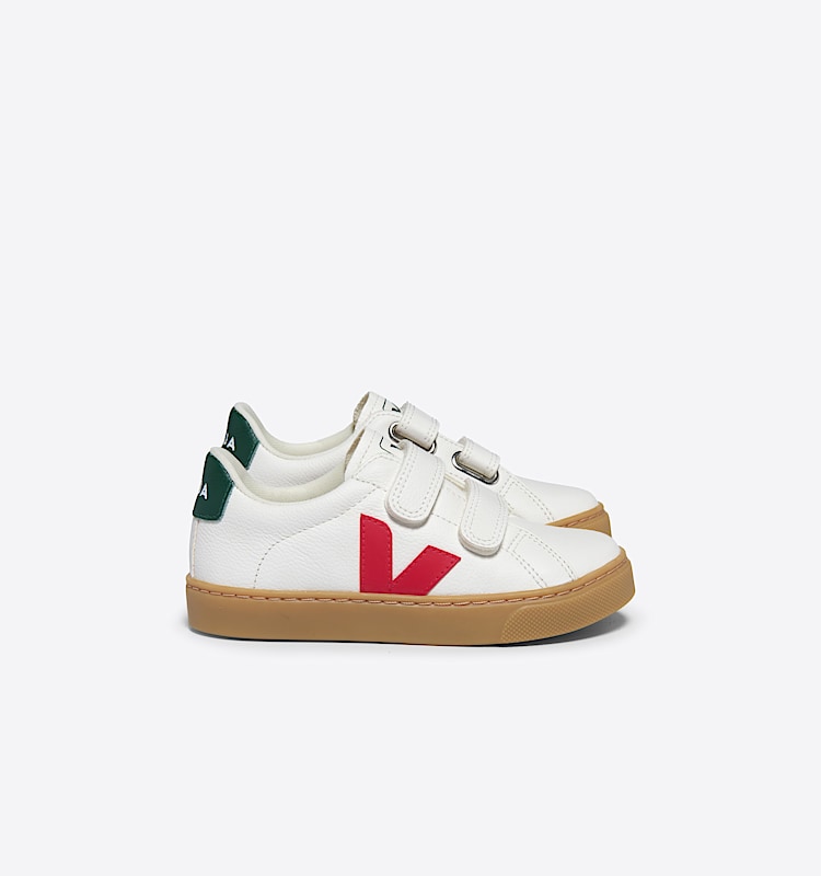 veja small-esplar leather white SV0503791